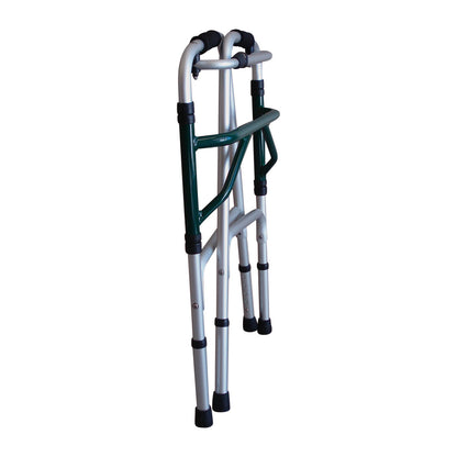 Folding Adjustable-Height Walker, Standard/Adult