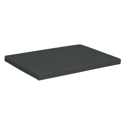 Vinyl-Covered Large Rectangle Positioner, 24"L, Conductive Black