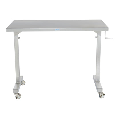Georgetown Manual Adjustable Instrument Table, 36"W x 24"D