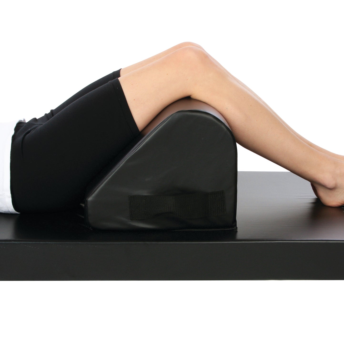 Vinyl-Covered Tall Knee Bolster, Conductive Black