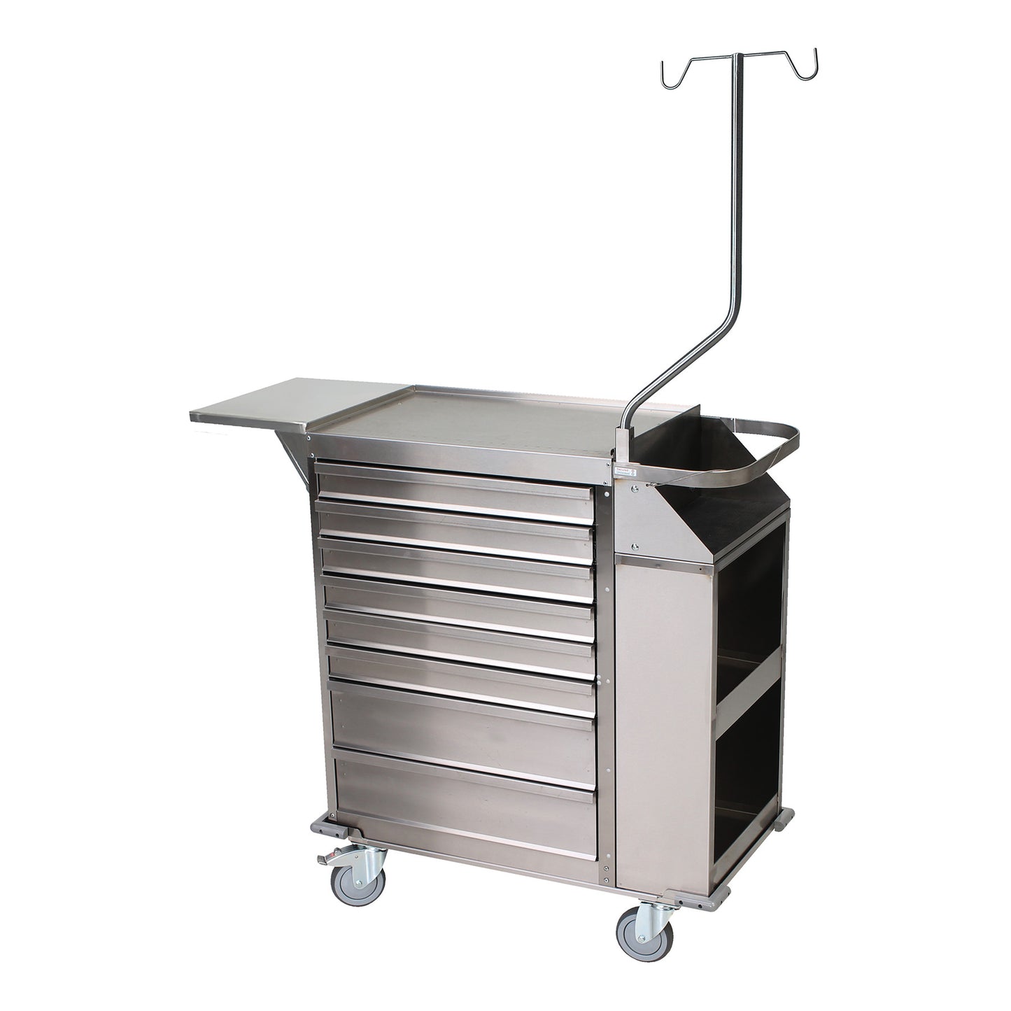 Harloff 8-Drawer Stainless Steel Orthopedic Cast Cart