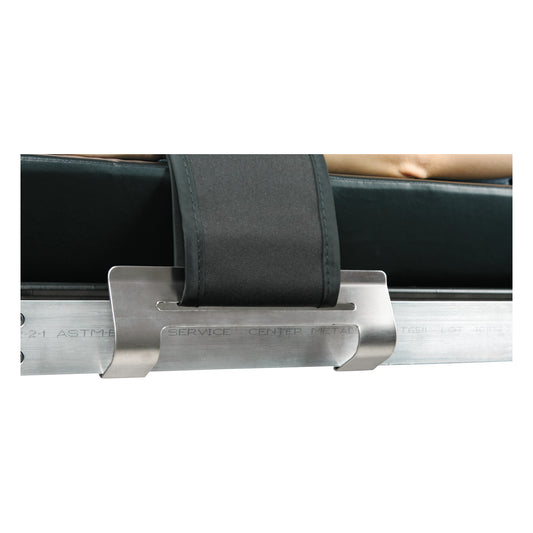 Grabber Bracket, 6"W x 2"H, 5-1/2" Strap Slot, Pair