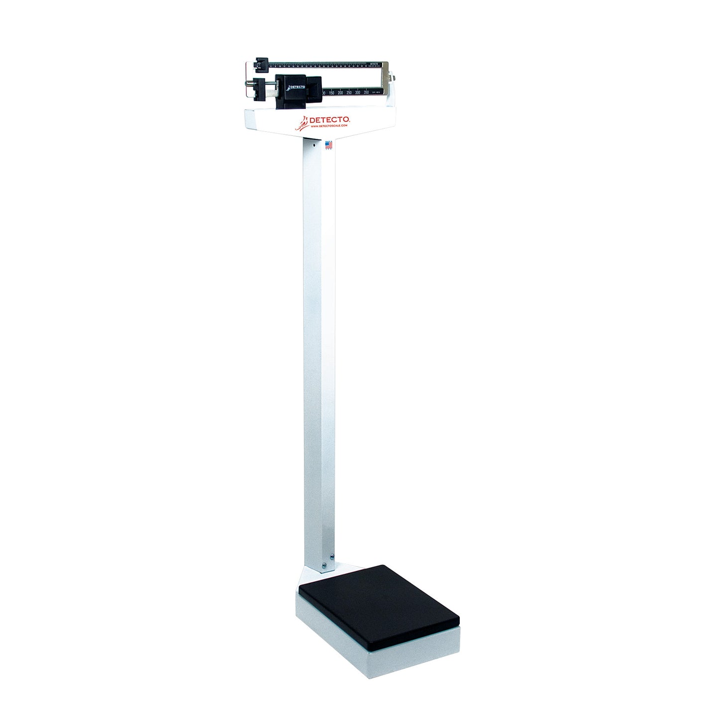 Mechanical Balance Beam Scale, White, without Height Rod