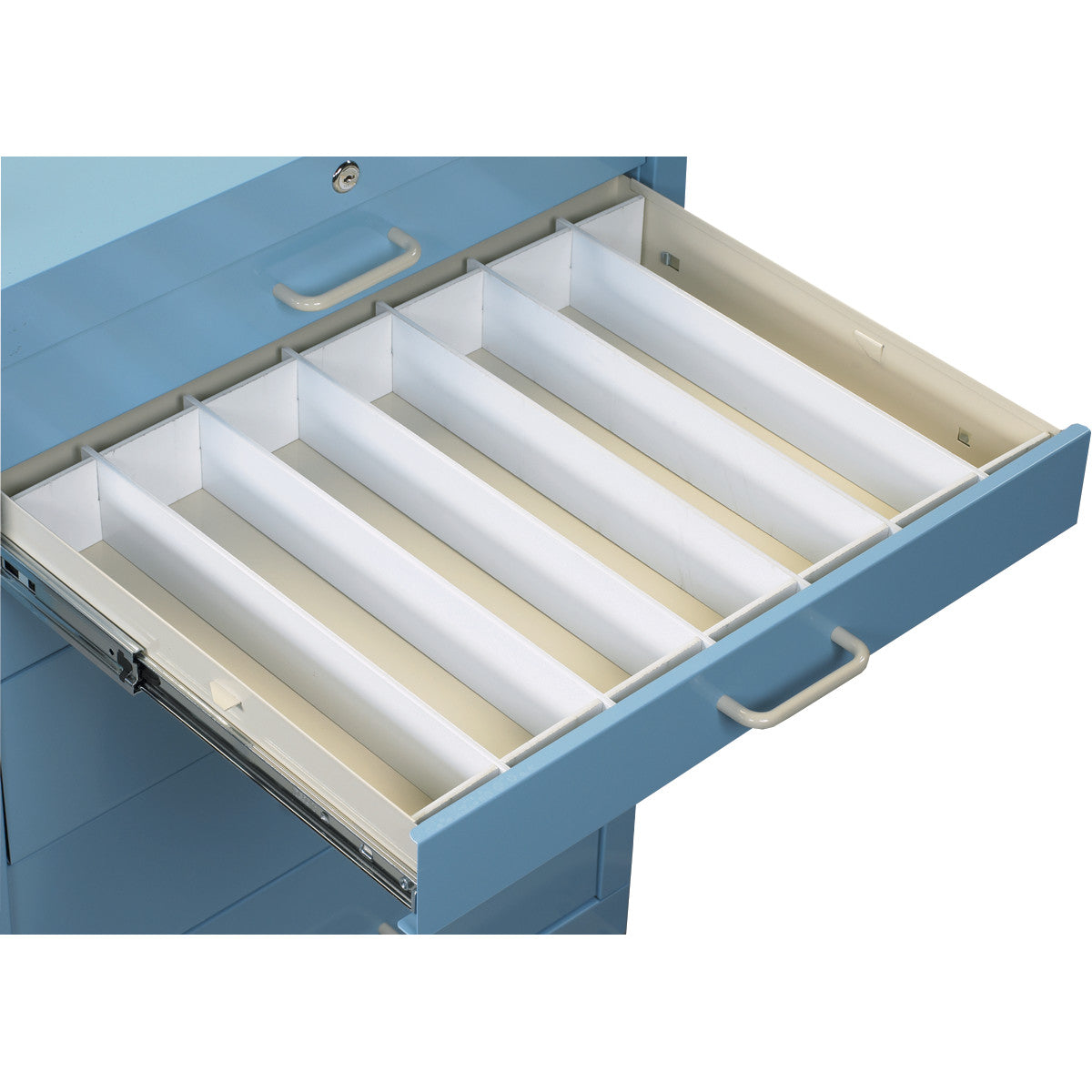 Drawer Divider Set, Fits 3"H Drawer, 6 Dividers/2 Rails, Select/Standard/Wide Series