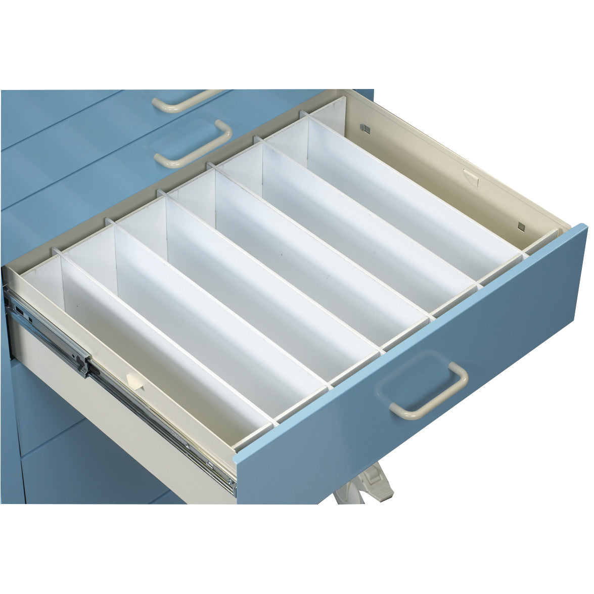 Drawer Divider Set, Fits 6"H Drawer, 6 Dividers/2 Rails, Select/Standard/Wide Series