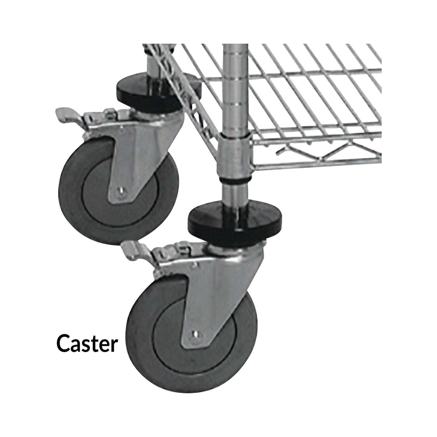 Mobile Caster Set for Quantum® Shelves