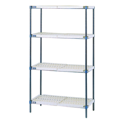 Antimicrobial Shelving Unit, 54"W x 74"H x 24"D