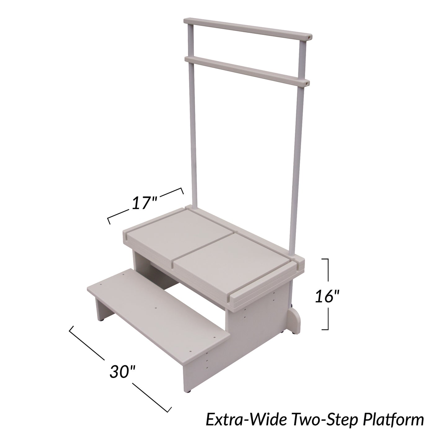 Positioning Platform, CR/Film, Two-Step, Extra Wide, 30"W x 16"H x 17"D
