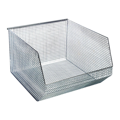Mesh Stack and Hang Wire Bin, 17"W x 11-1/4"H x 18-1/2"D, 5/Case