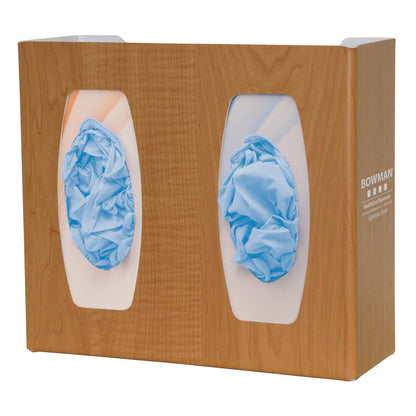 Signature Series Fauxwood Dispenser, Maple, Double