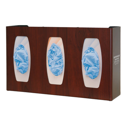 Signature Series Fauxwood Dispenser, Cherry, Triple