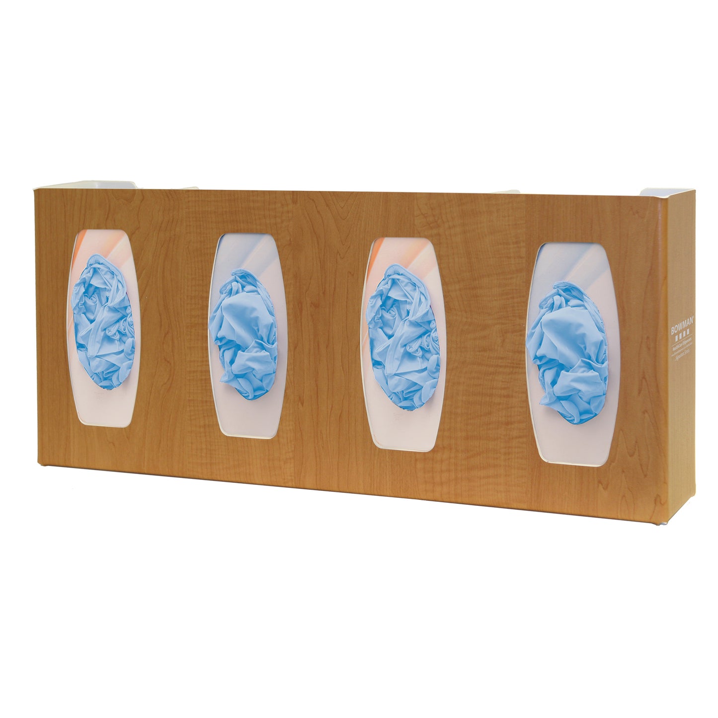 Signature Series Fauxwood Dispenser, Maple, Quadruple