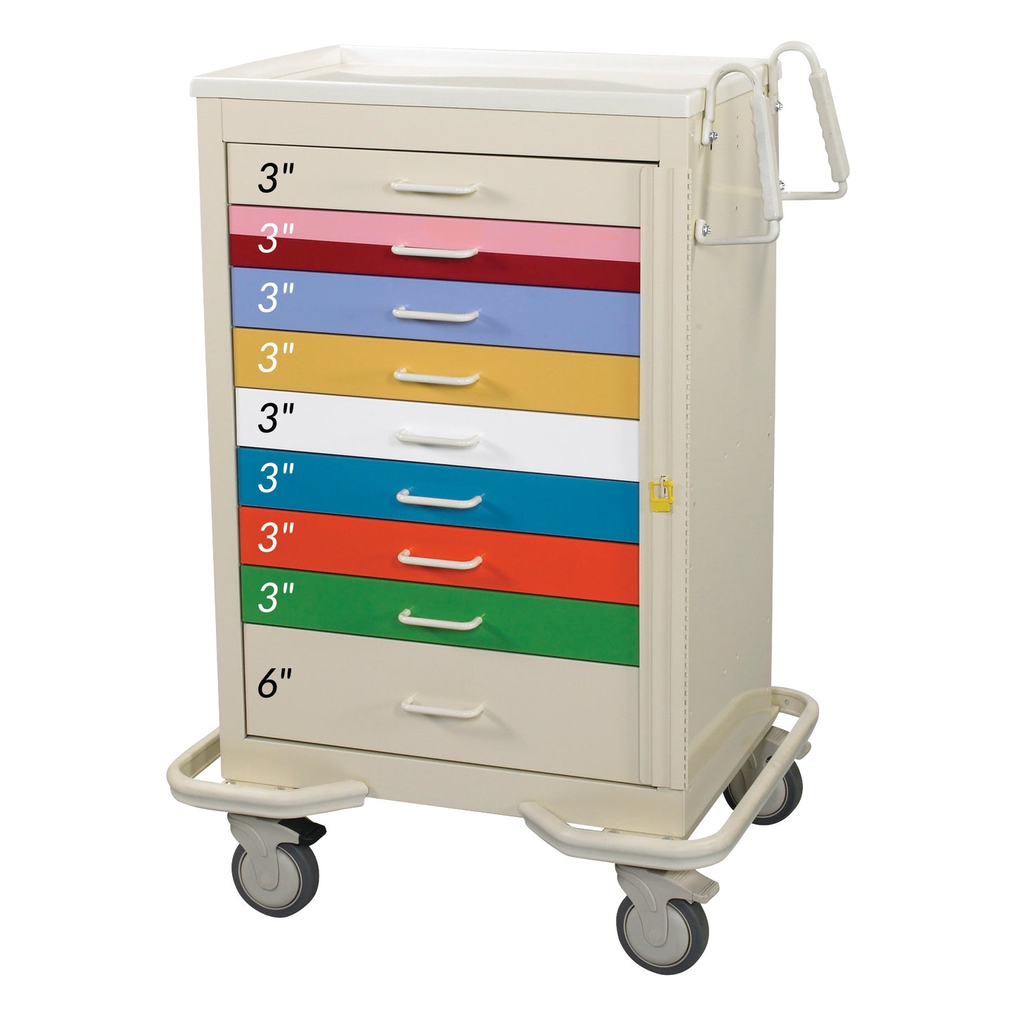 AliMed® Standard Series 9-Drawer Pediatric Emergency Cart