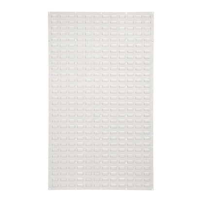 Solid Louvered Panel, 36"W x 61"H, Oyster White