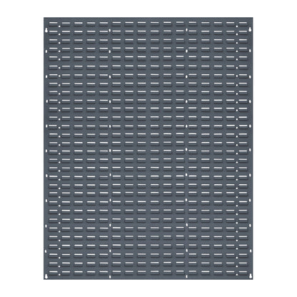 Solid Louvered Panel, 48"W x 61"H, Grey