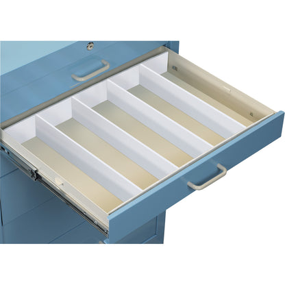 Drawer Divider Set, Fits 3"H Drawer, 4 Dividers/2 Rails, Mini Series