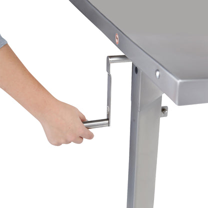 Georgetown Manual Adjustable Instrument Table, 48"W x 24"D