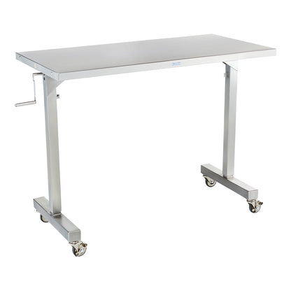 Georgetown Manual Adjustable Instrument Table, 34"W x 46"D