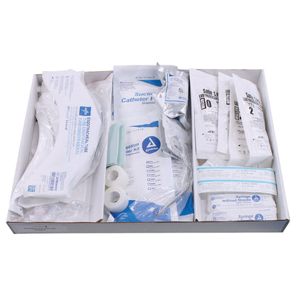 Drawer Refill Kit for Emergency Medical Carts: Pediatric Intubation Supplies
