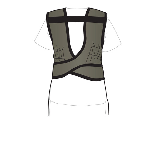 Grab ‘n Go Flex Weight Reliever Apron, Female, Standard Lead, Charcoal, X-Large