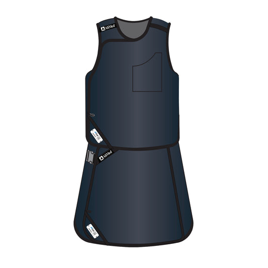 Grab ‘n Go Vest/Kilt Set, Female, Standard Lead, Black, Large