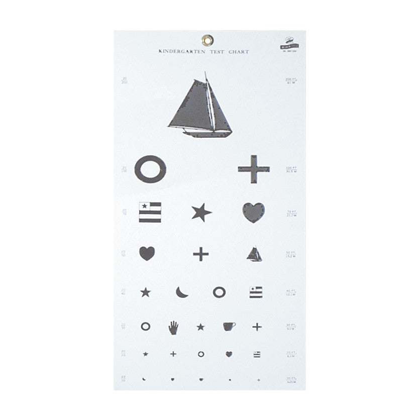 Kindergarten Eye Chart