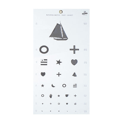 Kindergarten Eye Chart