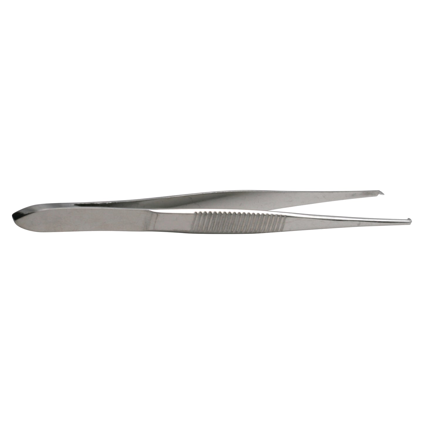 Iris Tissue Forceps, Straight, 0.8 mm, Economy Steel