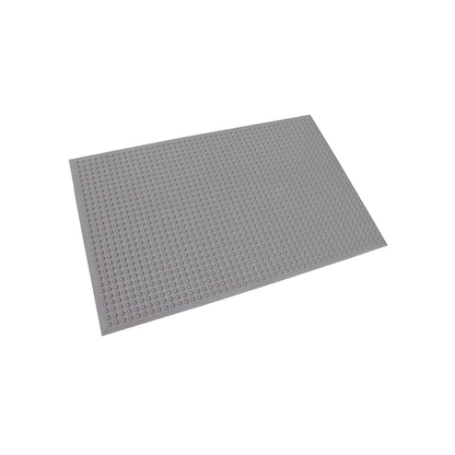 ERGOMAT Hygiene Nitrile Floor Mat, light gray, rectangular shape, featuring a textured surface with small circular patterns.