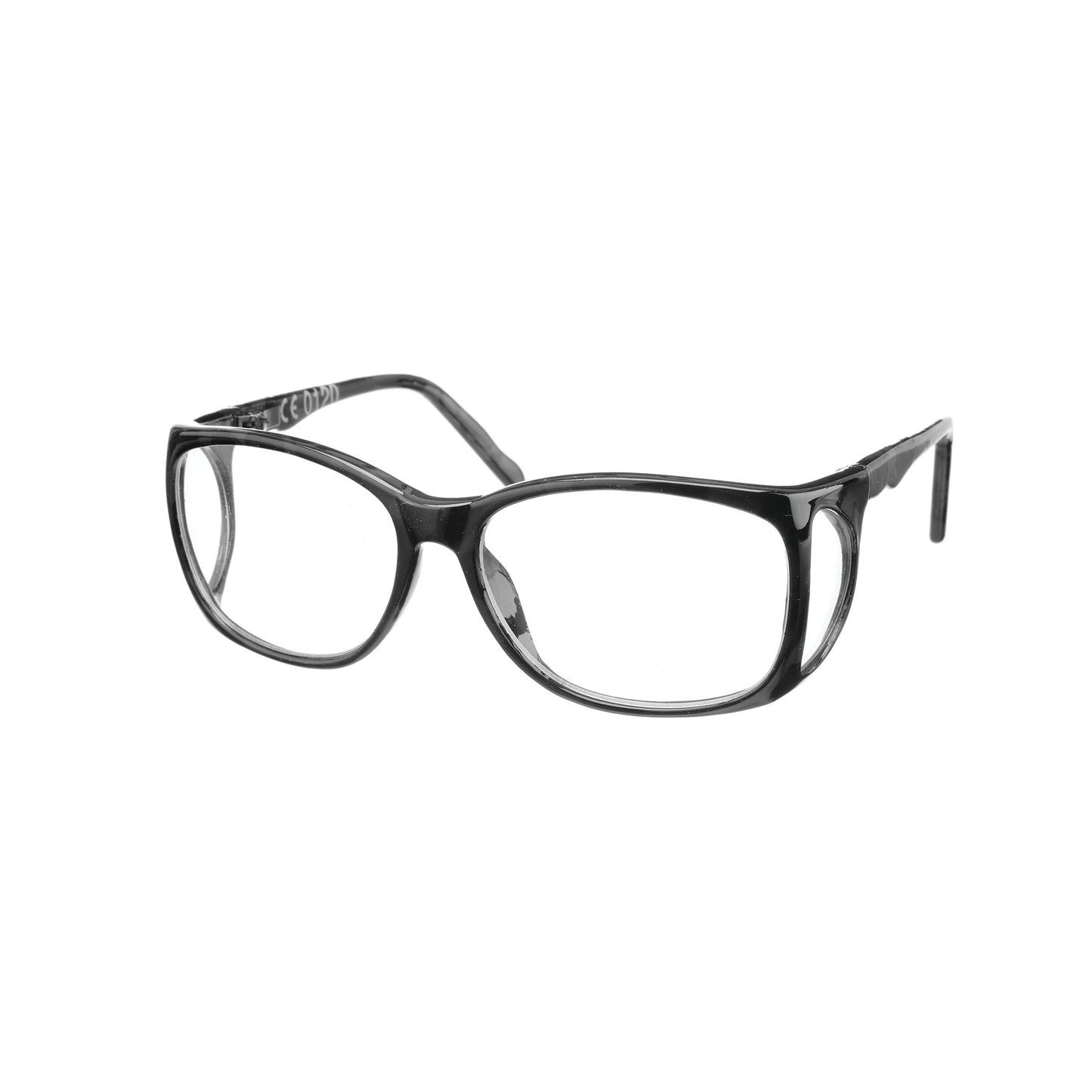 53 Wrap Radiation Protection Glasses, Plano, Black Crystal