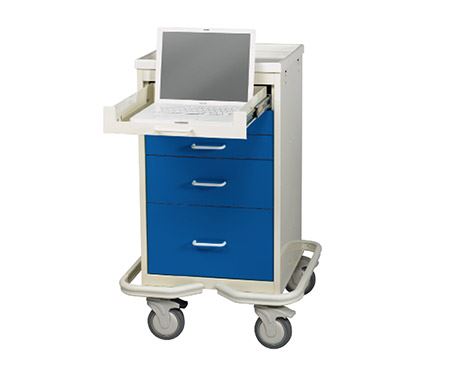 computer drawer medical cart
