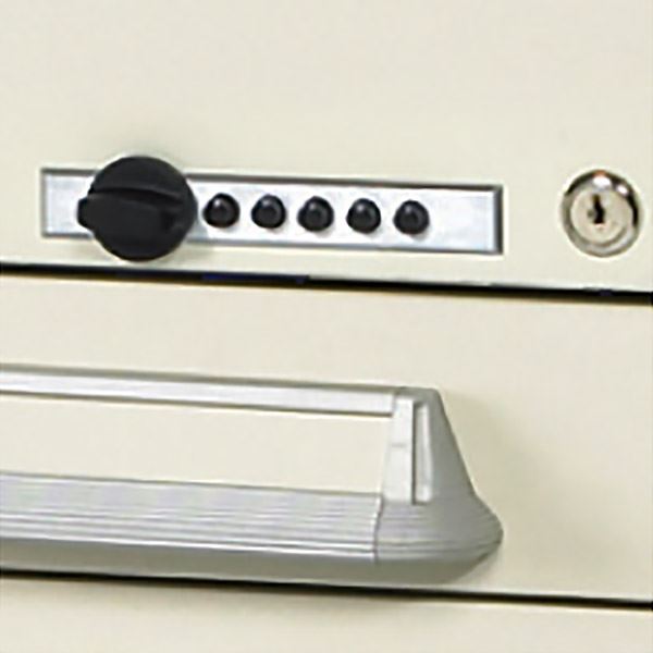 push button medical cart