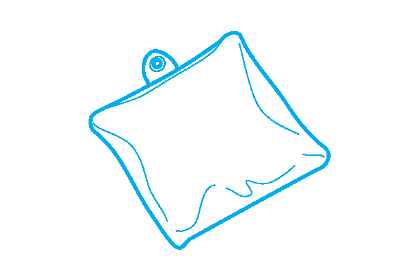 custom sandbag graphic outline