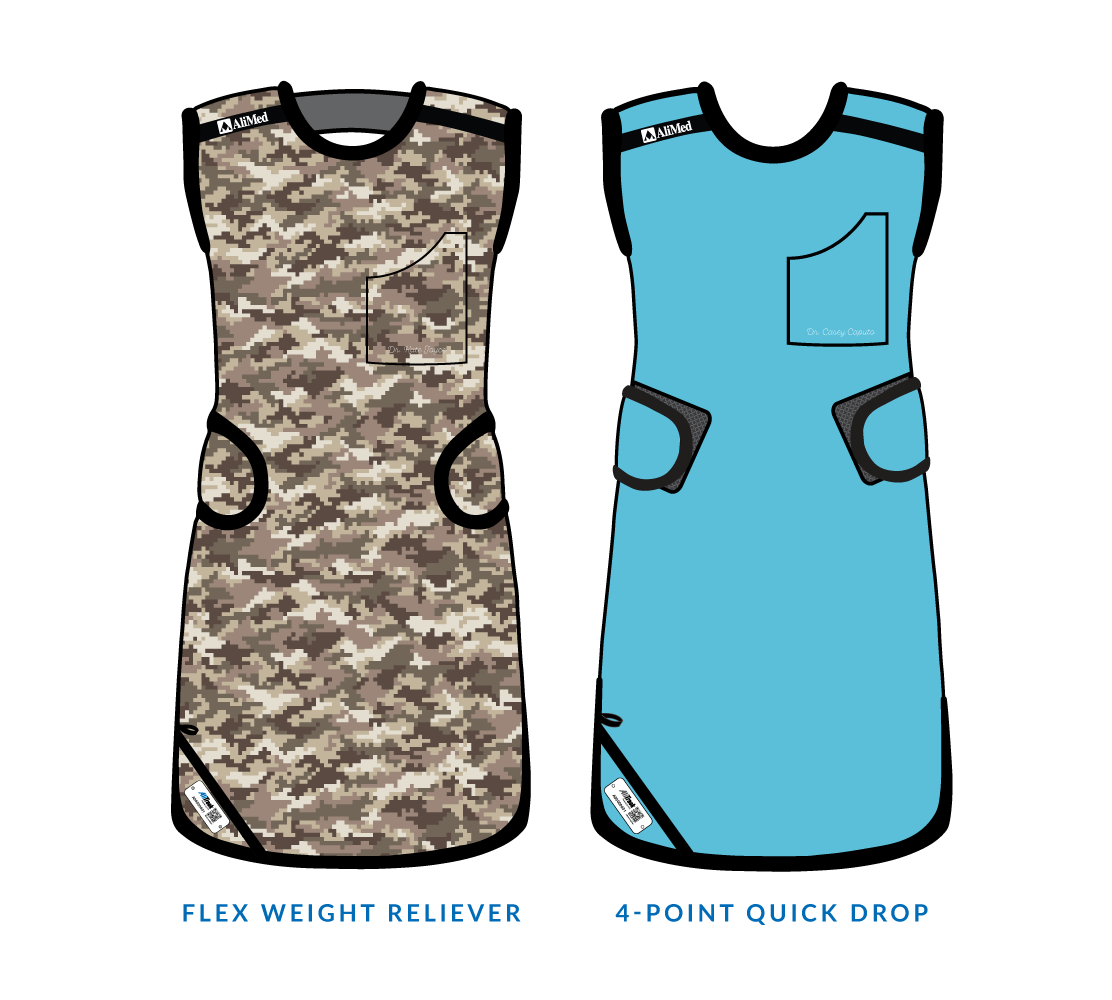 frontal style radiation aprons