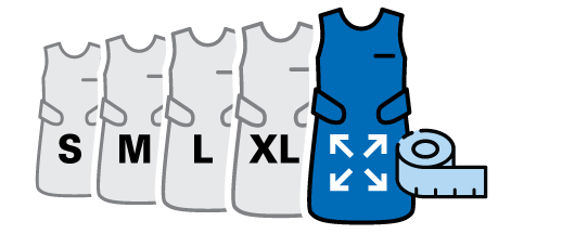 apron measurement graphic